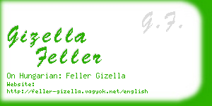 gizella feller business card